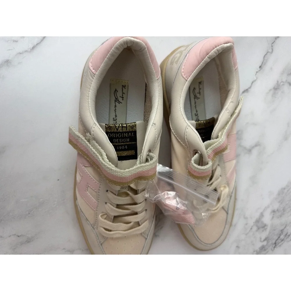 Vintage Havana Pale Pink Leather Sneaker Sz 8.5 New